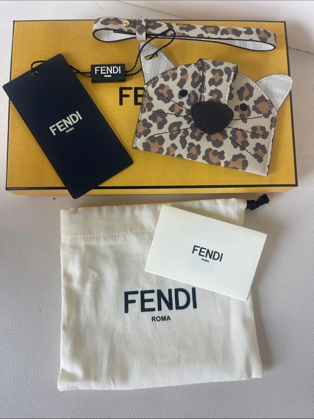 Fendi Best Friends Forever Animal Card Case,